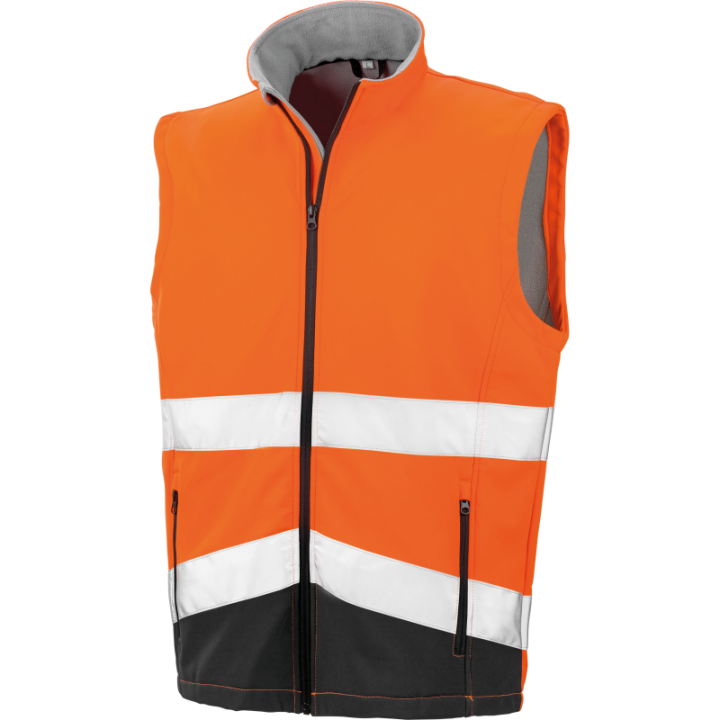 Gilet Softshell high viz