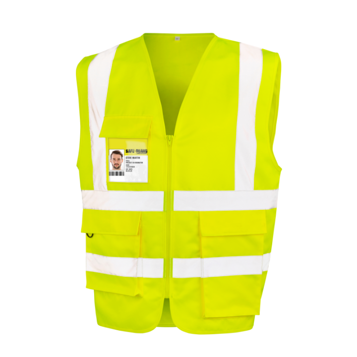Gilet de sécurité zippé