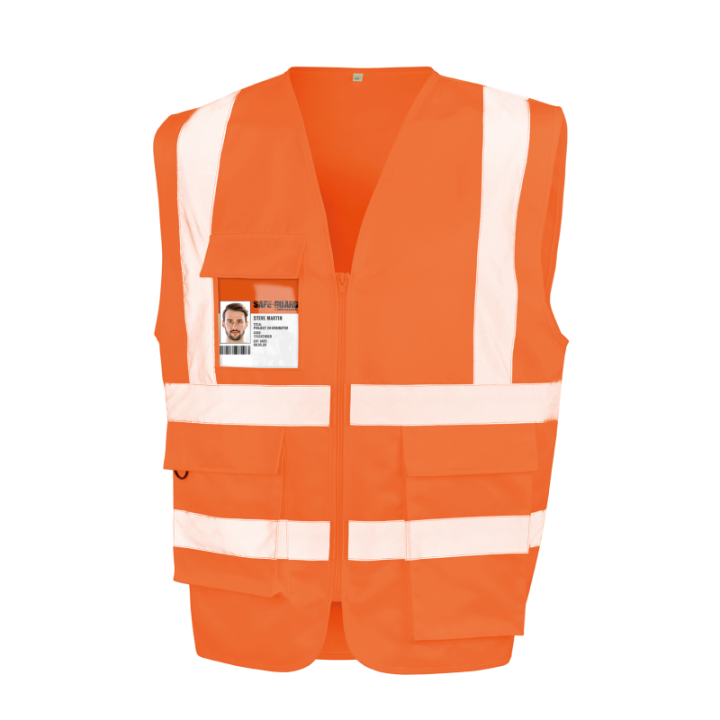 Gilet de sécurité zippé