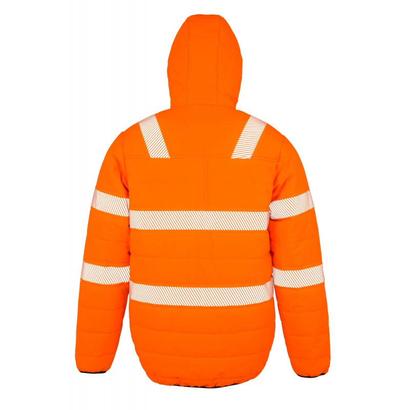 Veste haute visibilité en tissu recyclé