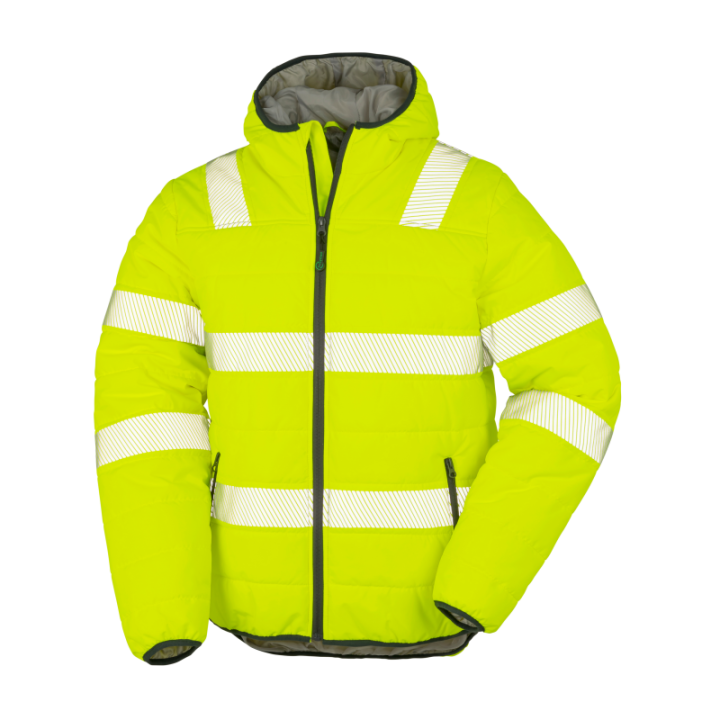 Veste haute visibilité en tissu recyclé