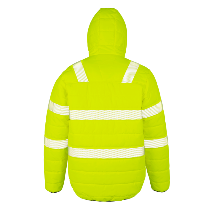 Veste haute visibilité en tissu recyclé
