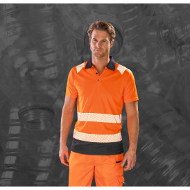 Polo de sécurité haute visibilité