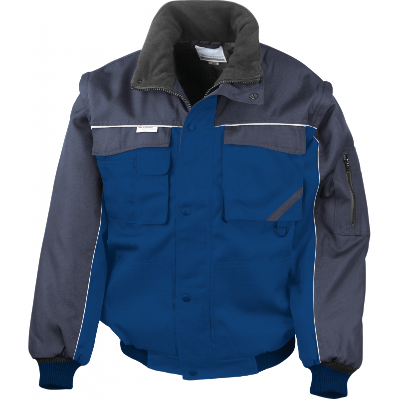 Blouson pilote manches amovibles