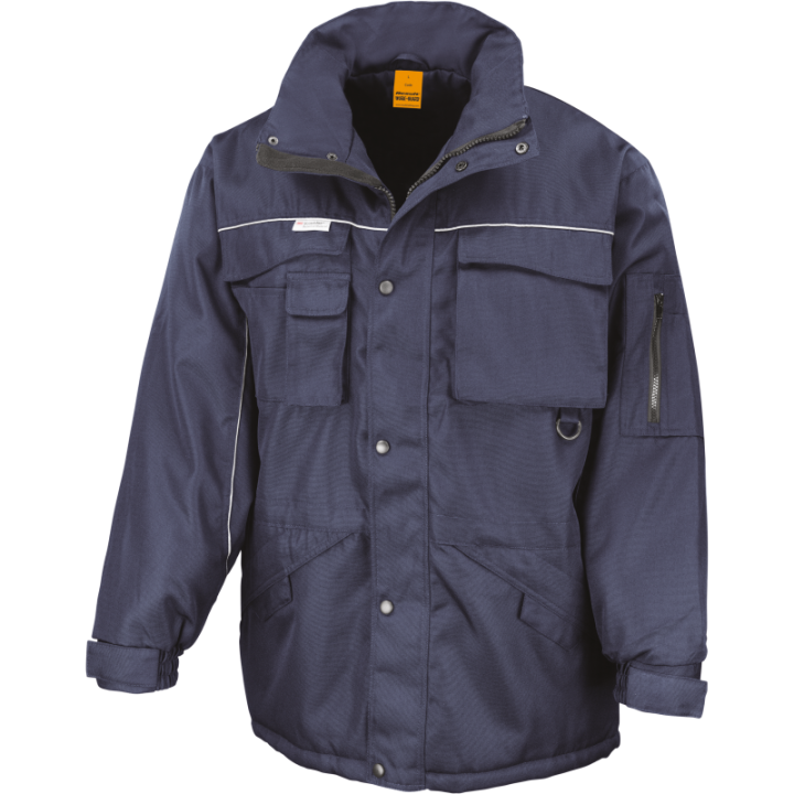 Parka bicolore workguard duty combo coat result