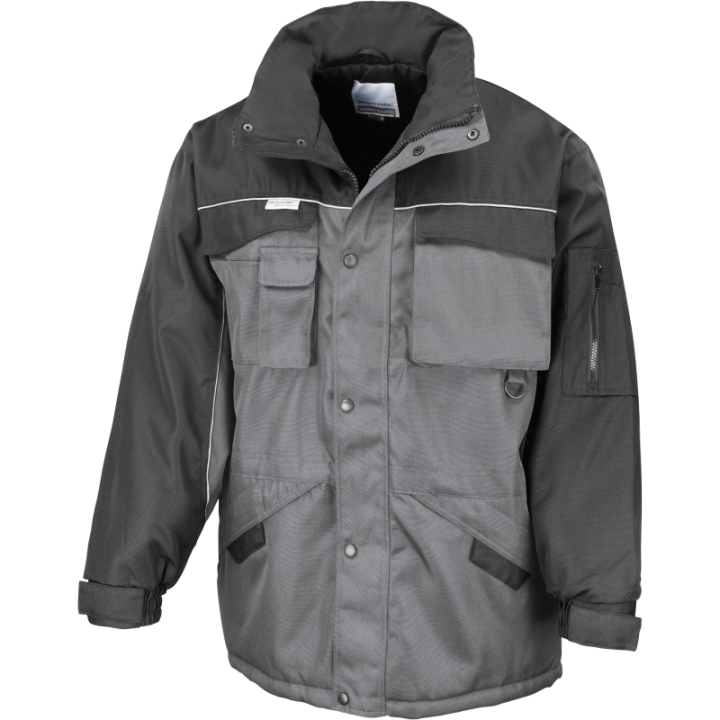 Parka bicolore workguard duty combo coat result
