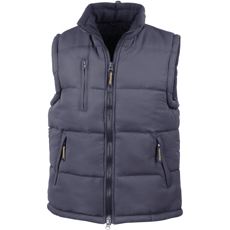 Bodywarmer micro-fibre doublé polaire Result