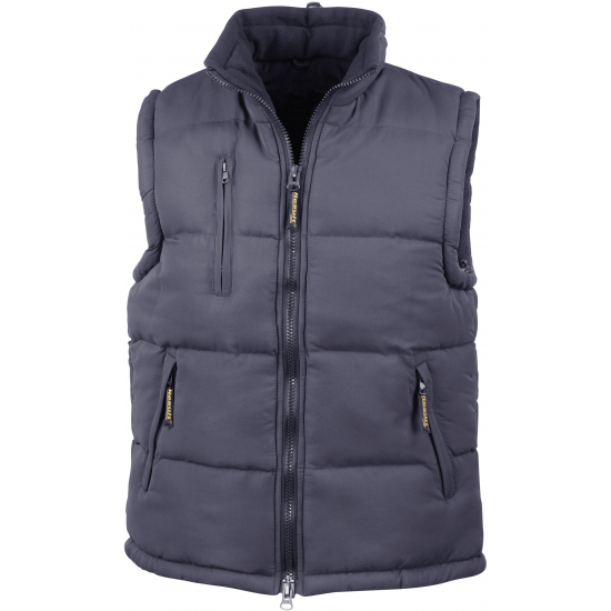 Bodywarmer micro-fibre doublé polaire Result