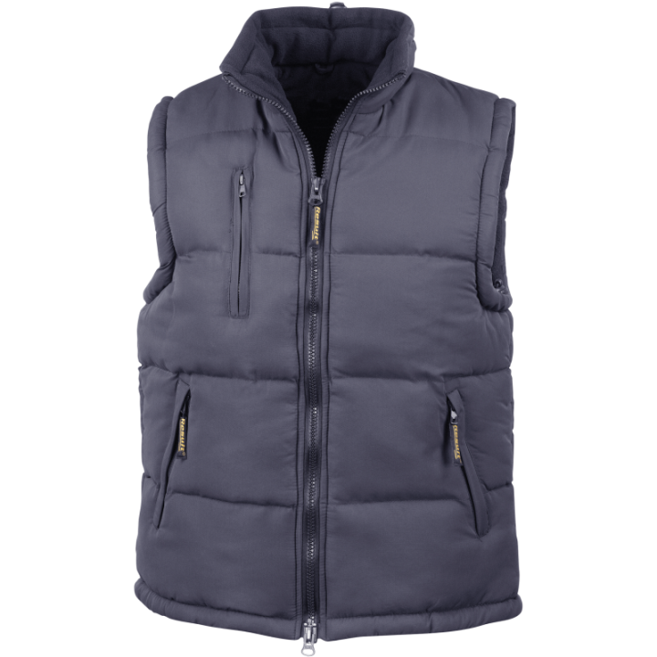Bodywarmer micro-fibre doublé polaire Result