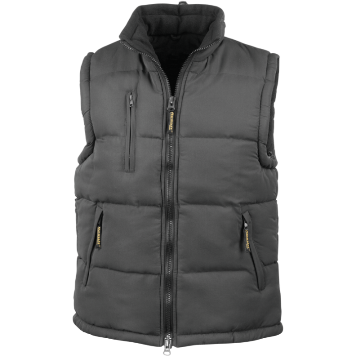 Bodywarmer micro-fibre doublé polaire Result