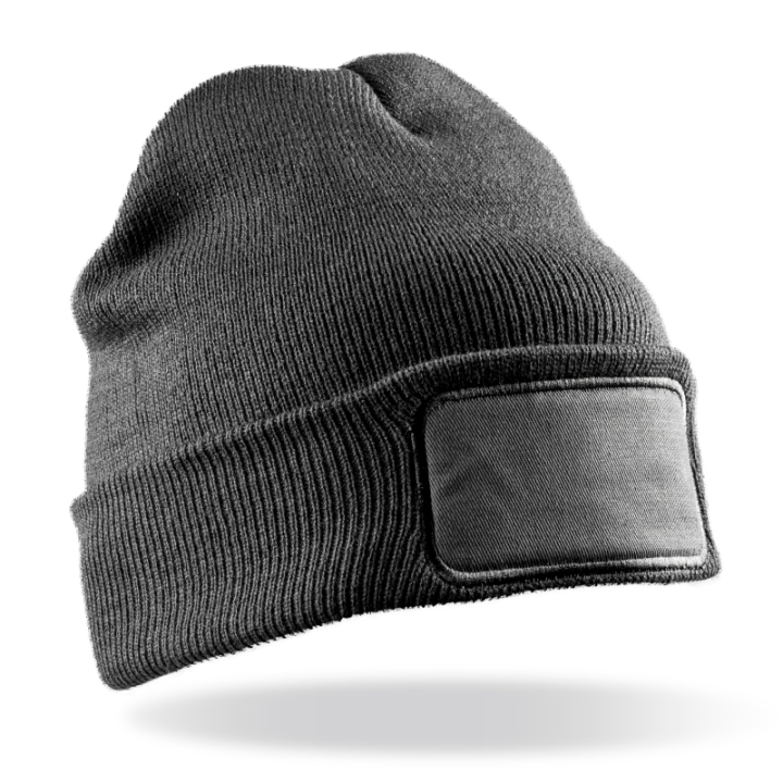 Bonnet imprimable double tricot
