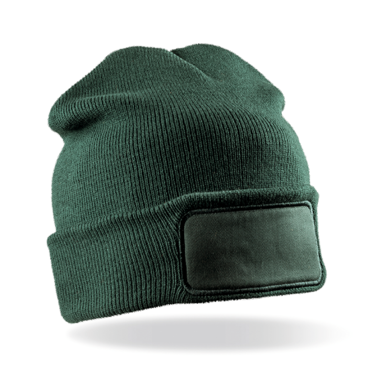 Bonnet imprimable double tricot