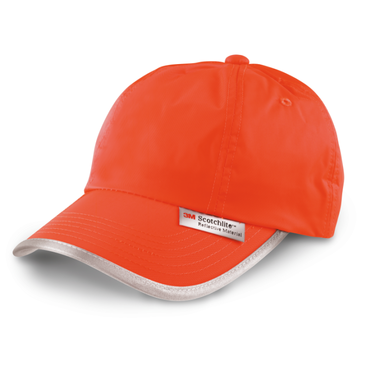 Casquette jaune ou orange fluo Résult