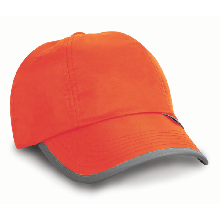 Casquette jaune ou orange fluo Résult