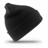 Bonnet en laine tricot recylée