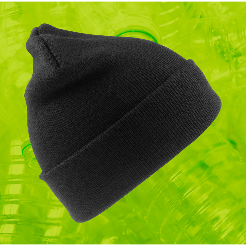 Bonnet tricot épais recyclé
