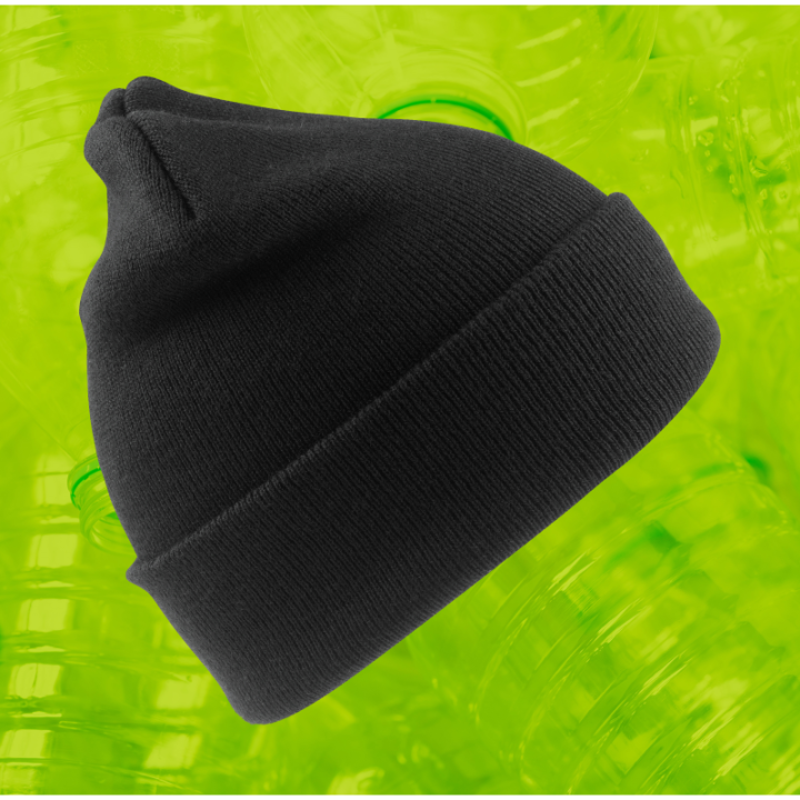 Bonnet tricot épais recyclé