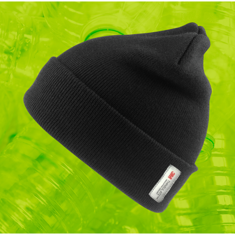 Bonnet tricot épais recyclé