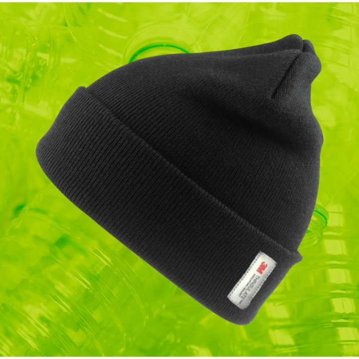 Bonnet tricot épais recyclé