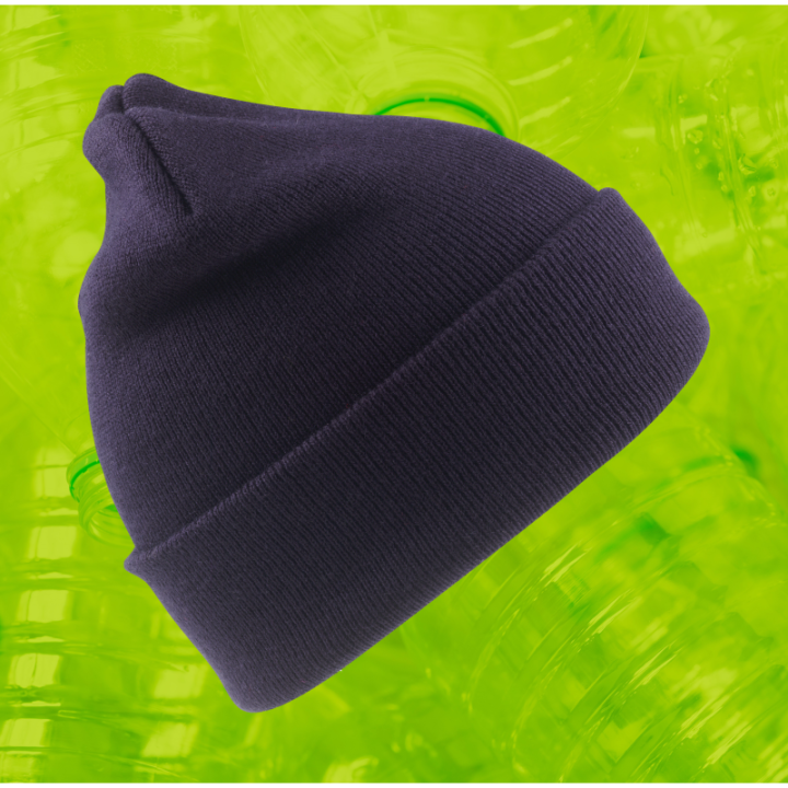 Bonnet tricot épais recyclé