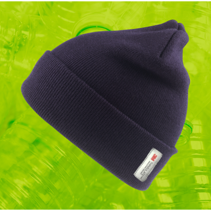 Bonnet tricot épais recyclé