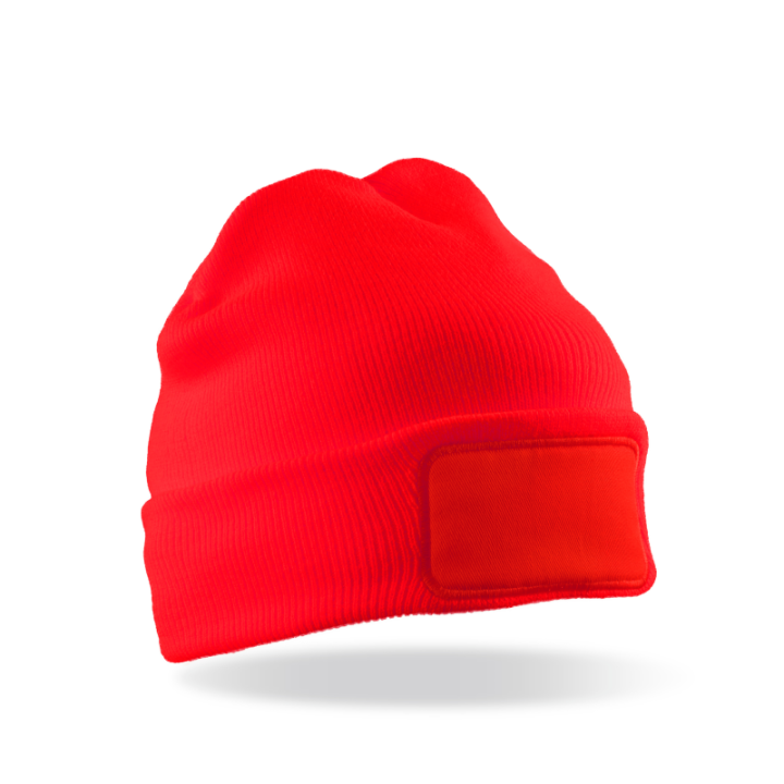 Bonnet double épaisseur avec doublure 3M Thinsulate et patch coton sérgé