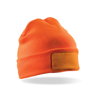 Bonnet double épaisseur avec doublure 3M Thinsulate et patch coton sérgé