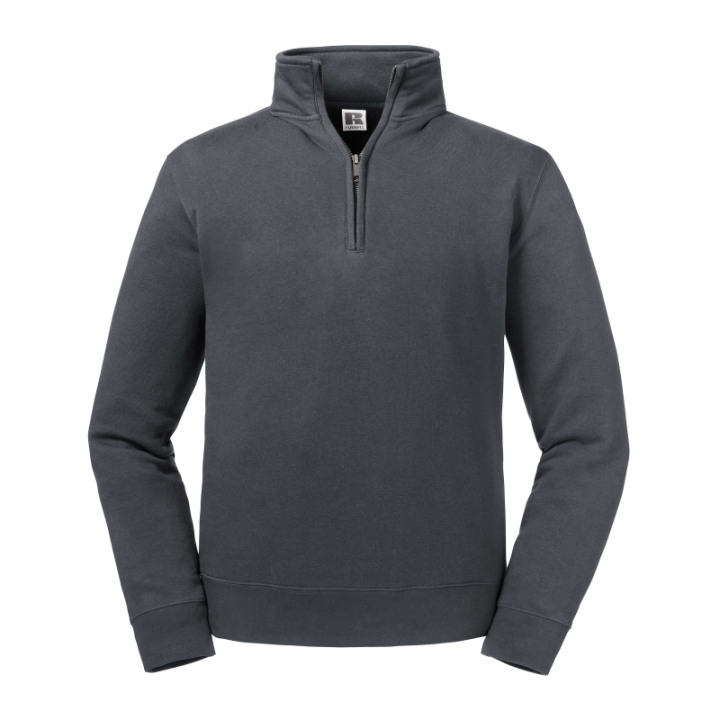 Sweat col zippé authentic
