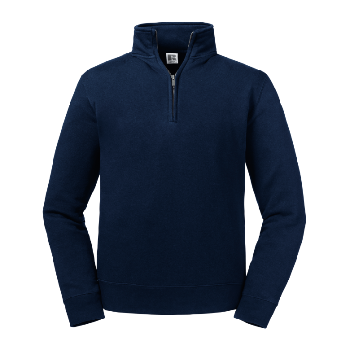 Sweat col zippé authentic