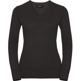 Pullover femme col v