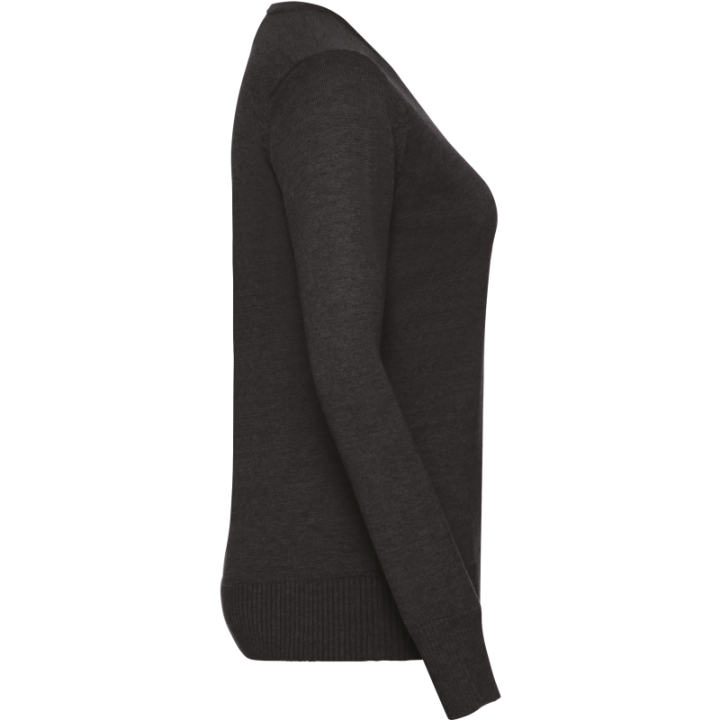 Pullover femme col v