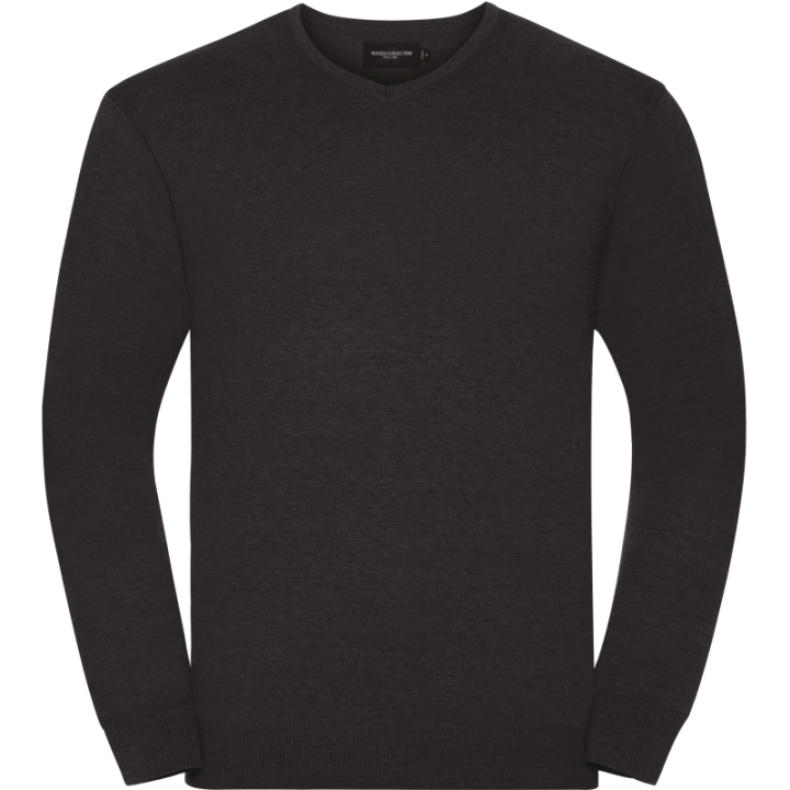 Pullover col v russell