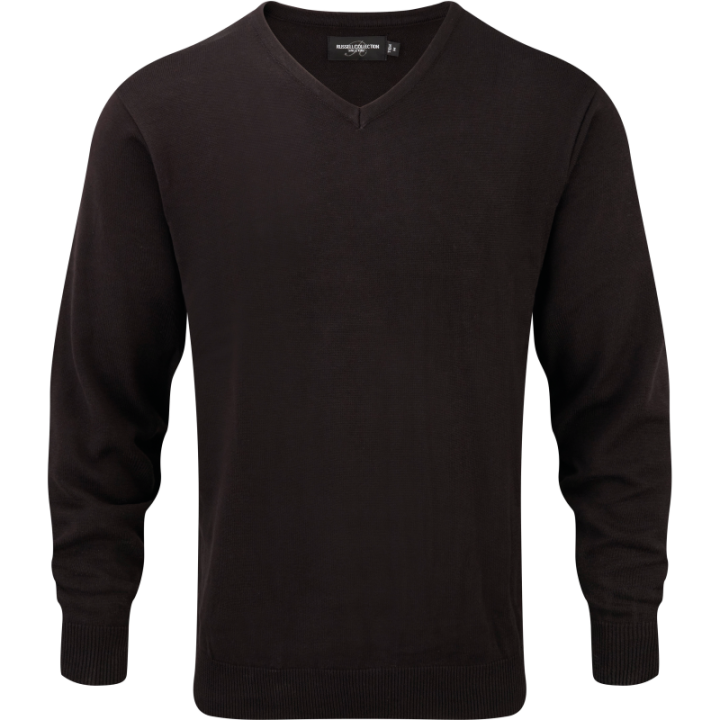 Pullover col v russell