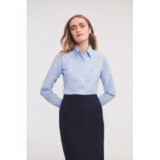 Chemise oxford femme en polyester et coton