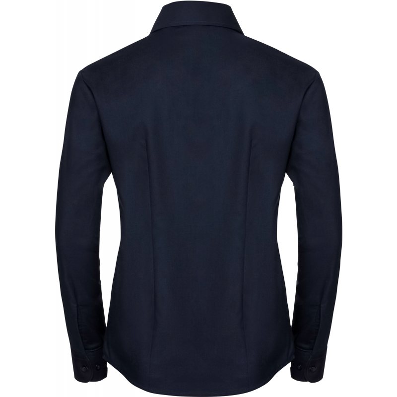 Chemise oxford femme en polyester et coton
