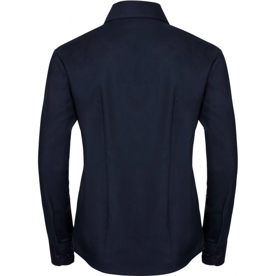 Chemise oxford femme en polyester et coton