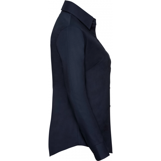 Chemise oxford femme en polyester et coton