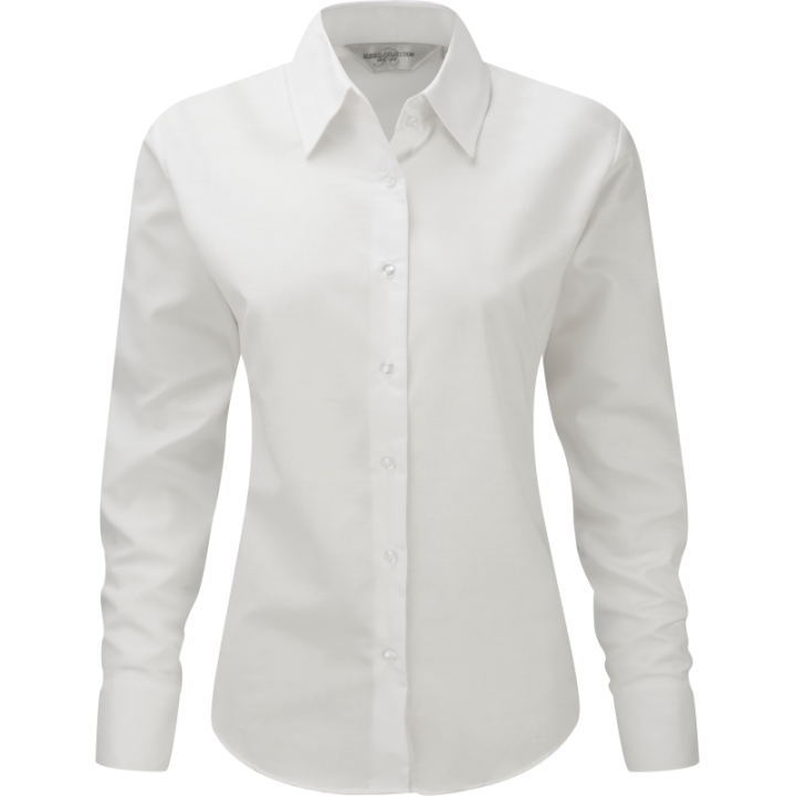 Chemise oxford femme en polyester et coton