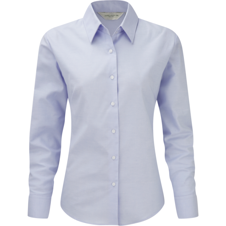 Chemise oxford femme en polyester et coton
