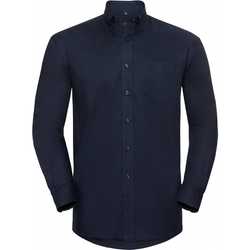 Chemise oxford homme avec pointes de col à  boutons