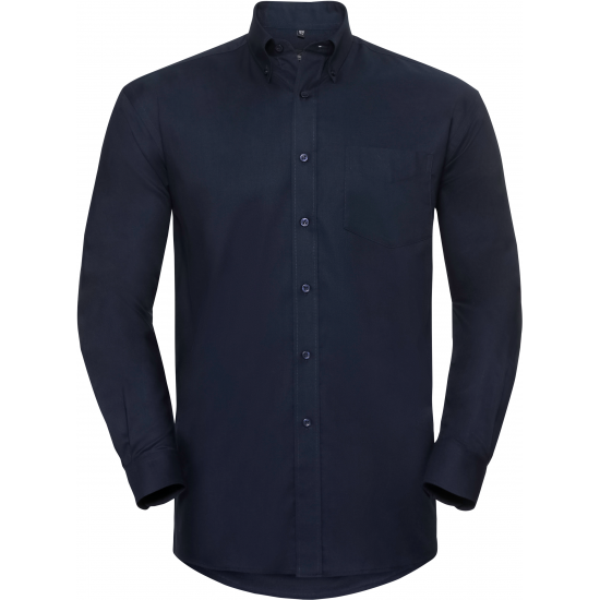 Chemise oxford homme avec pointes de col à  boutons