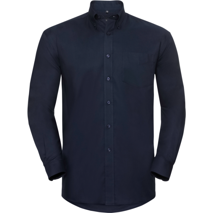 Chemise oxford homme avec pointes de col à  boutons