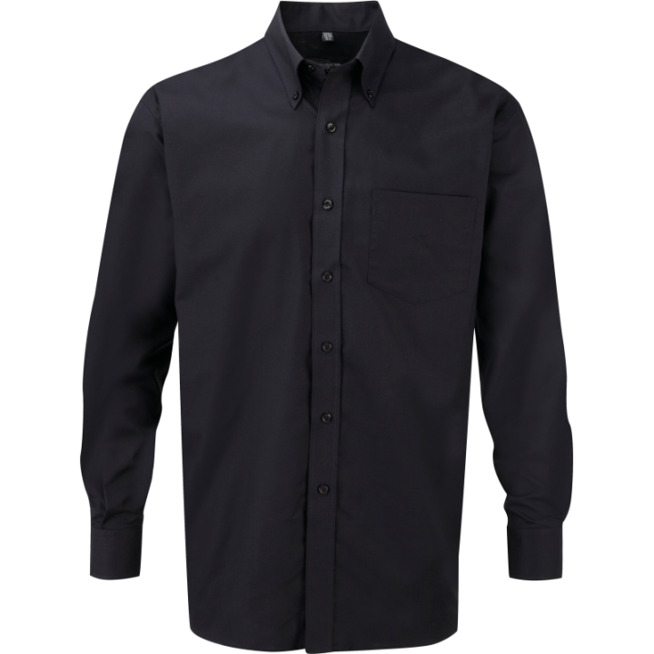 Chemise oxford homme avec pointes de col à  boutons