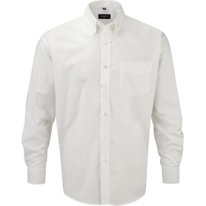Chemise oxford homme avec pointes de col à  boutons