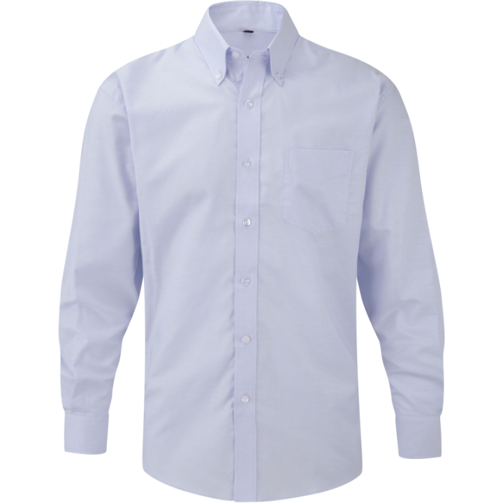 Chemise oxford homme avec pointes de col à  boutons