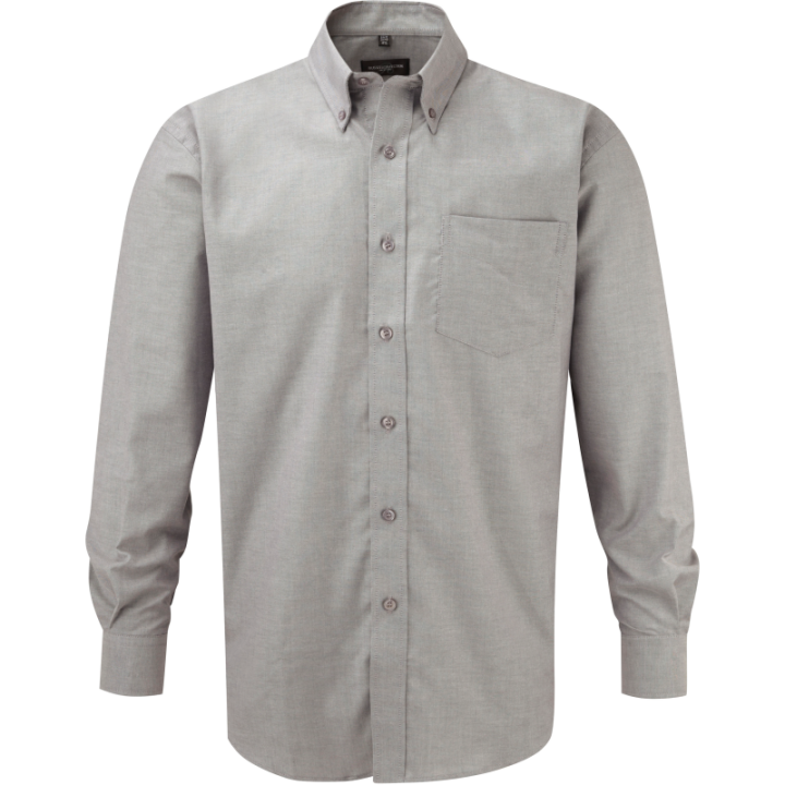 Chemise oxford homme avec pointes de col à  boutons