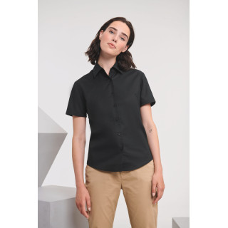 Chemisette oxford femme en polyester et coton