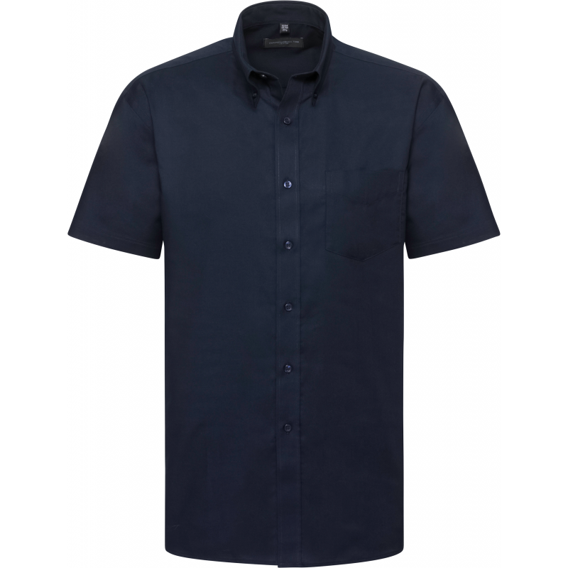 Chemisette oxford avec pointes de col à baleine boutonnées