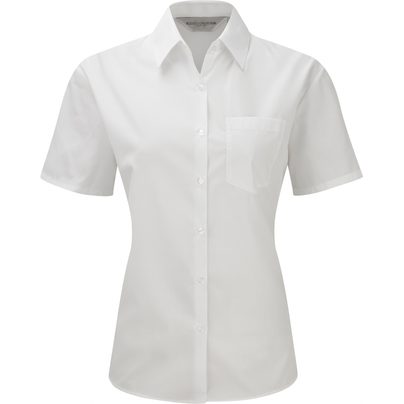 Chemisette popeline femme en polyester et coton