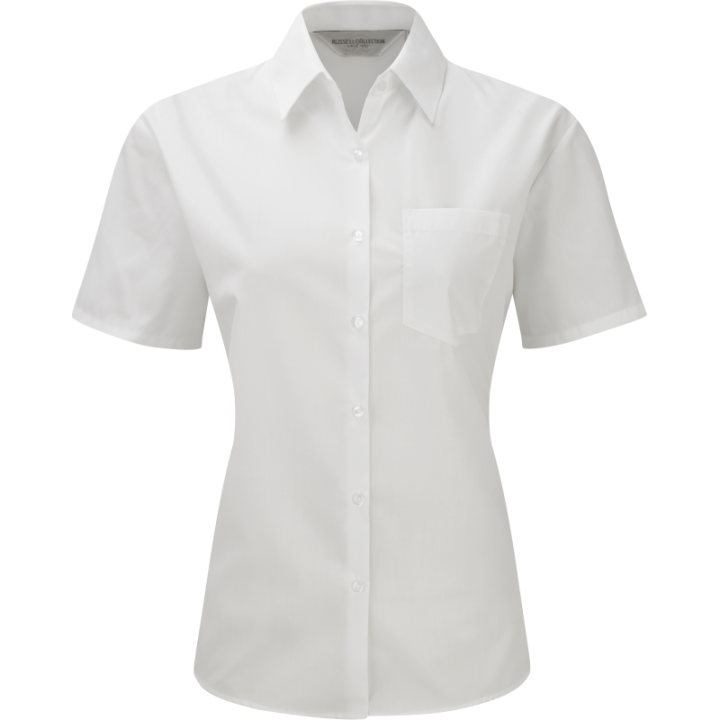 Chemisette popeline femme en polyester et coton